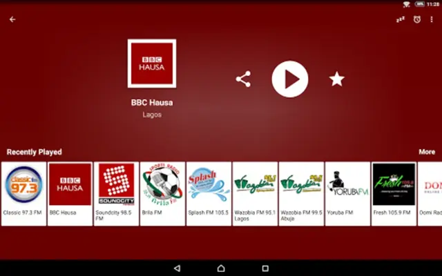 Radio FM Nigeria android App screenshot 1