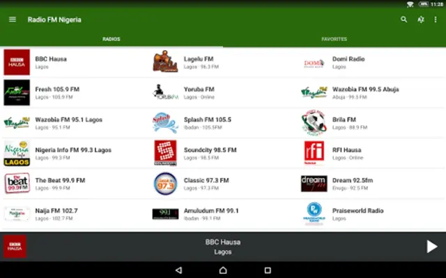 Radio FM Nigeria android App screenshot 2